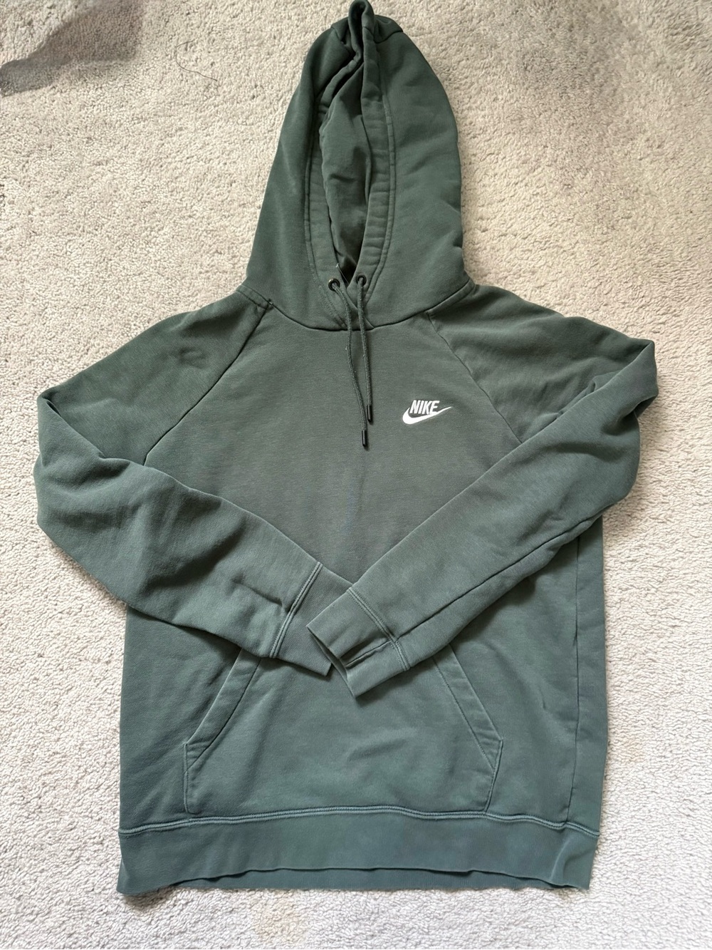Nike Kids Olive Green Pullover Hoodie